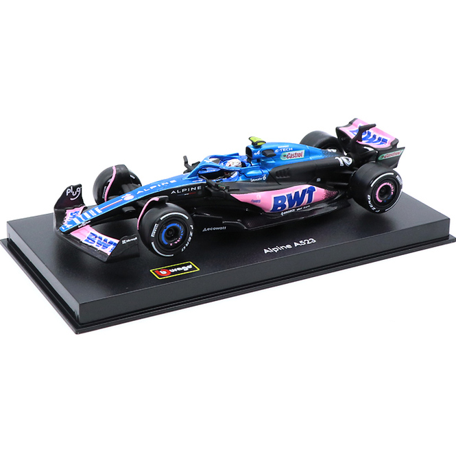 2023 ドライバー＆ケース付き ブラゴ 1/43 スケール BWT アルピーヌ F1