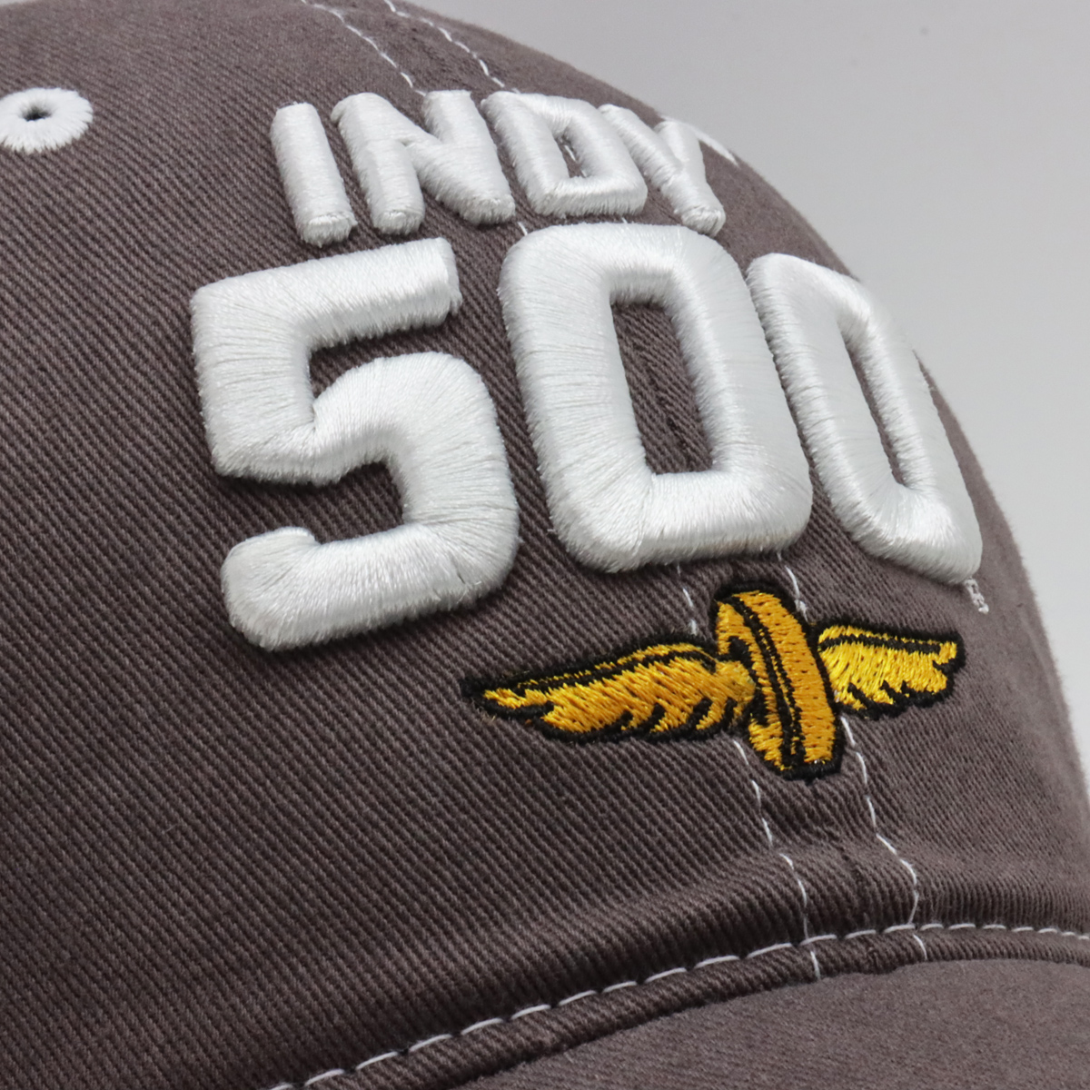 インディカー インディ 500 ロゴ ベースボール キャップ / グレー画像