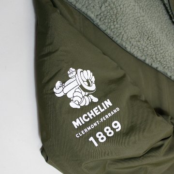 ミシュラン Michelin リバーシブル ボア ジャケット / オリーブ画像