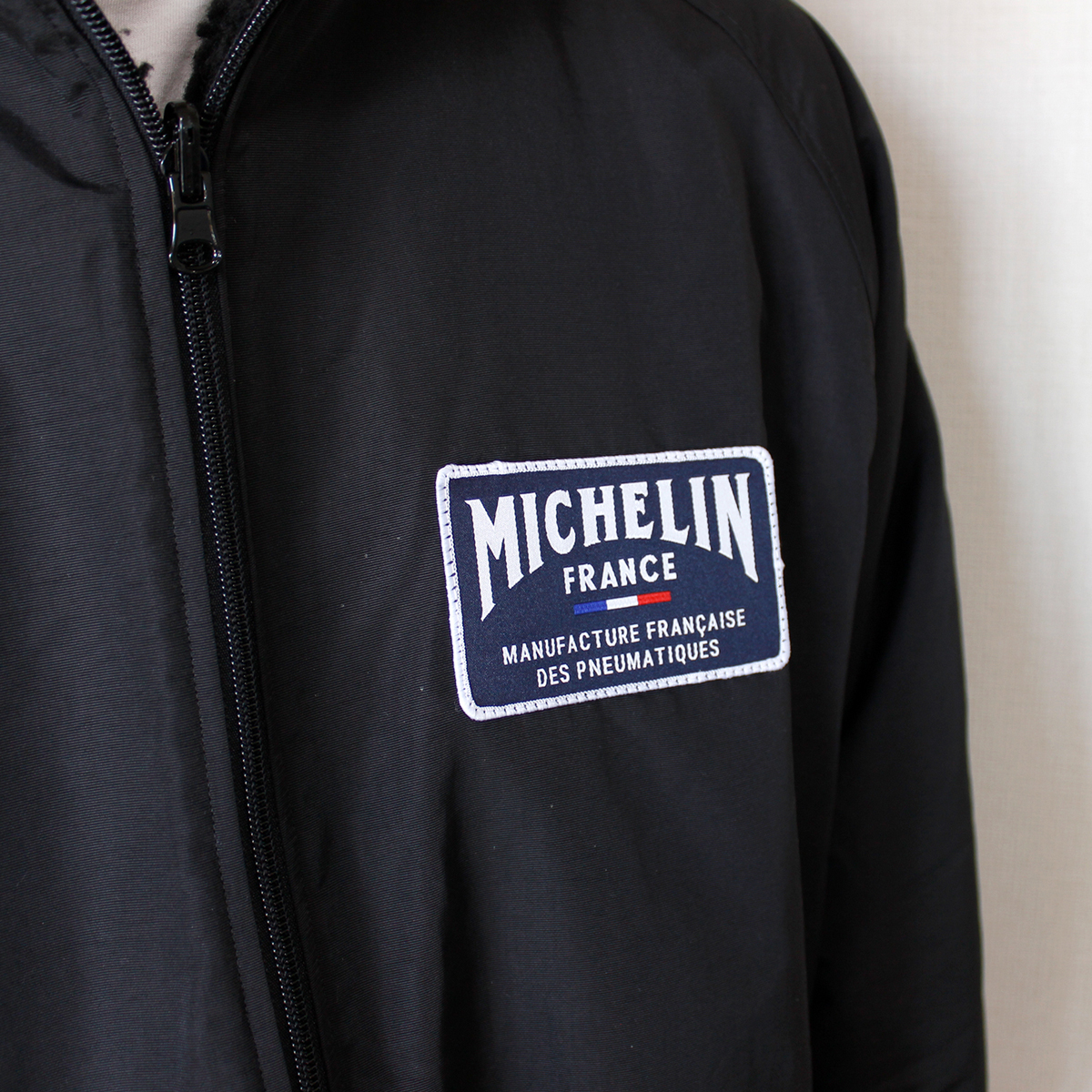 ミシュラン Michelin リバーシブル ボア ジャケット / ブラック画像