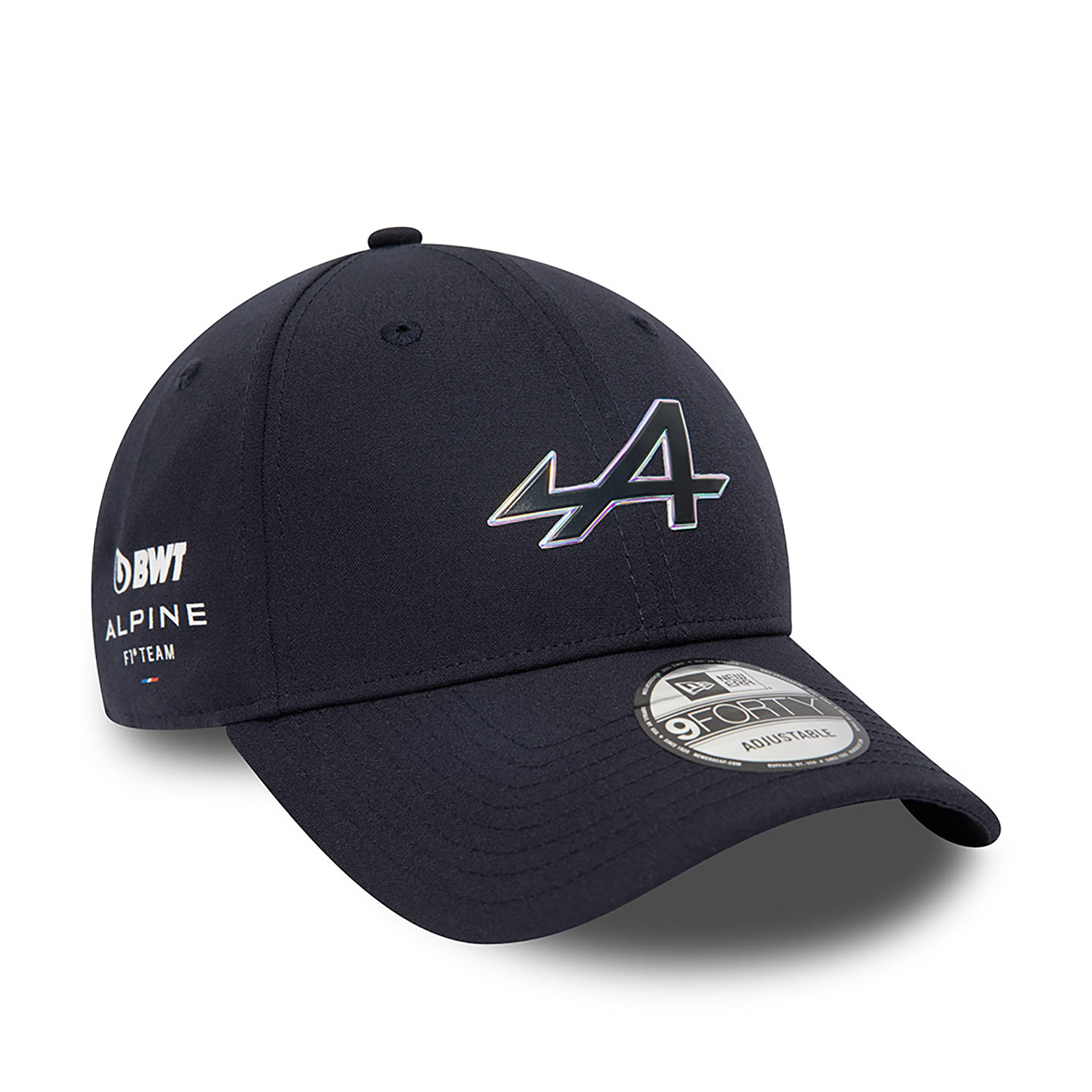 アルピーヌ F1 チーム NEW ERA 9FORTY イリデセント ロゴ ベースボール キャップ / ネイビー画像