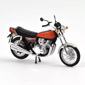 ノレブ 1/18 カワサキ Kawasaki Z900 1973年式 / ブラウン オレンジ ミニチュア バイク画像