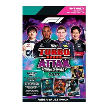 2023 Topps Turbo Attax F1 トレーディングカード - メガマルチパック (4パック入り)画像
