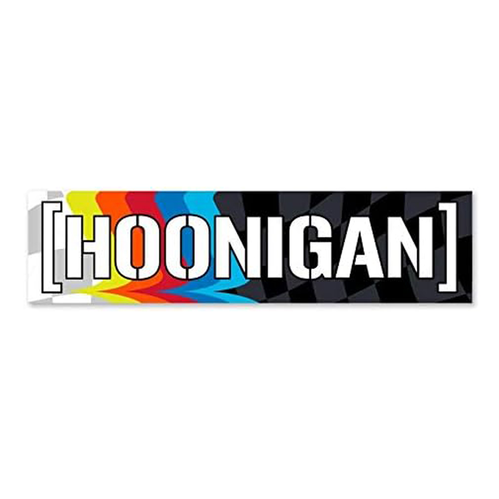 フーニガン HOONIGAN HRD20 CBAR ステッカー シール / レインボー 5cm×20cm画像