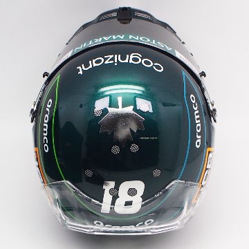 Stilo 1/2スケール ランス ストロール アストン マーティン アラムコ コグニザント F1 チーム 2023年仕様 ヘルメット画像