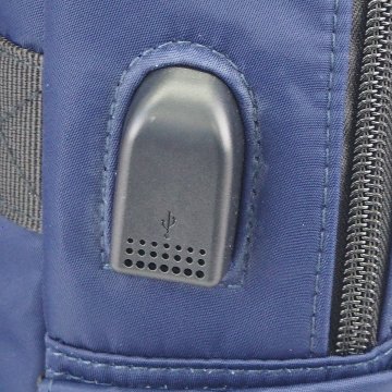 スクーデリア フェラーリ レーシング USBコネクタ付き バックパック / ブルー画像