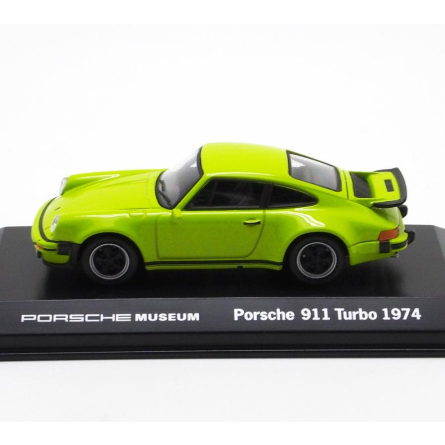 1/43 ポルシェ 911 ターボ 1974年式 ライムグリーン ポルシェ ミュージアム 限定パッケージ画像