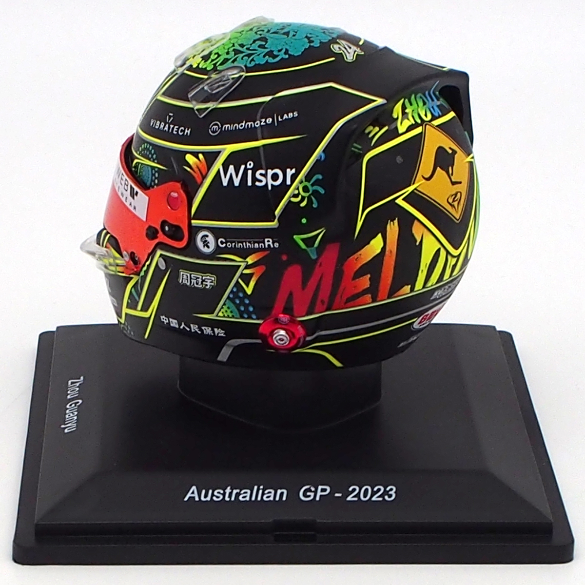 スパーク 1/5 スケール ヘルメット アルファロメオ 2023年 オーストラリアGP仕様 周冠宇 ジョウ グアンユー画像