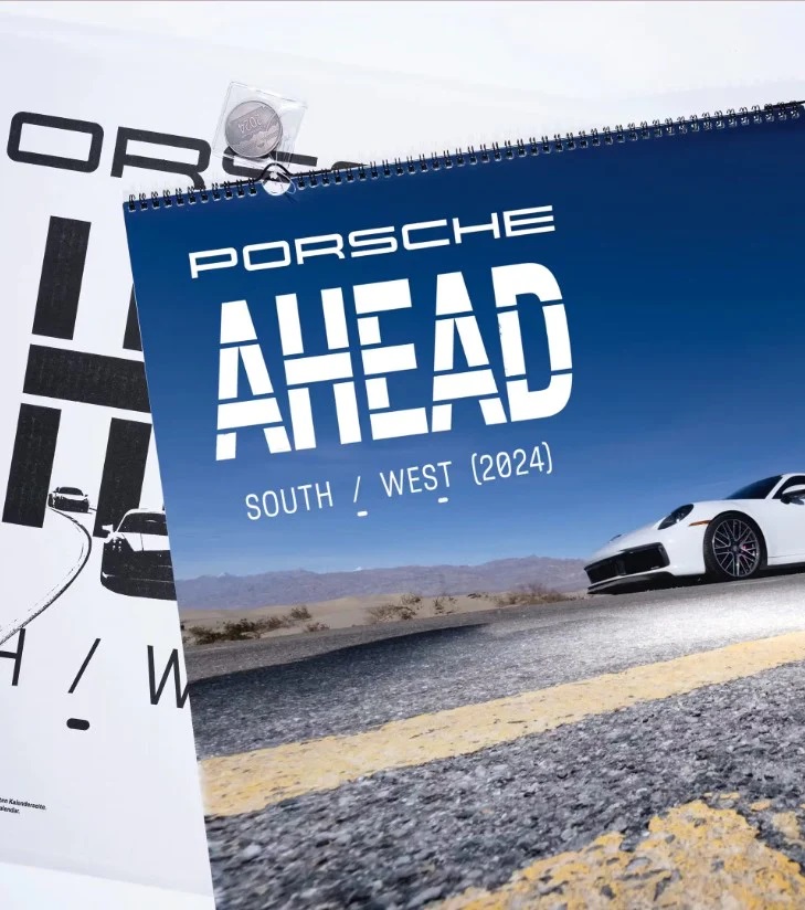 2024年 ポルシェ Porsche 壁掛け カレンダー画像