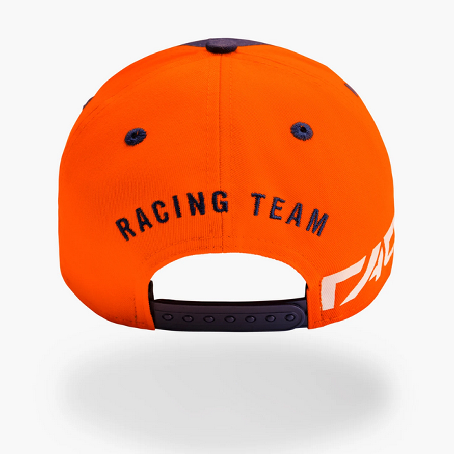 2024 KTM レッドブル レーシング オフィシャル NEW ERA 9FIFTY フラット キャップ オレンジ / ネイビー画像