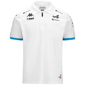 2024 アルピーヌ F1 チーム ポロシャツ ホワイト画像