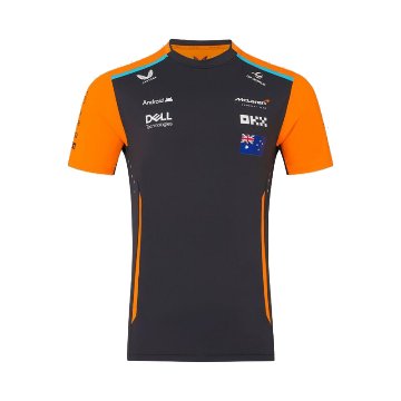2024 マクラーレン F1 チーム オスカー ピアストリ ドライバーズ Tシャツ / グレー画像