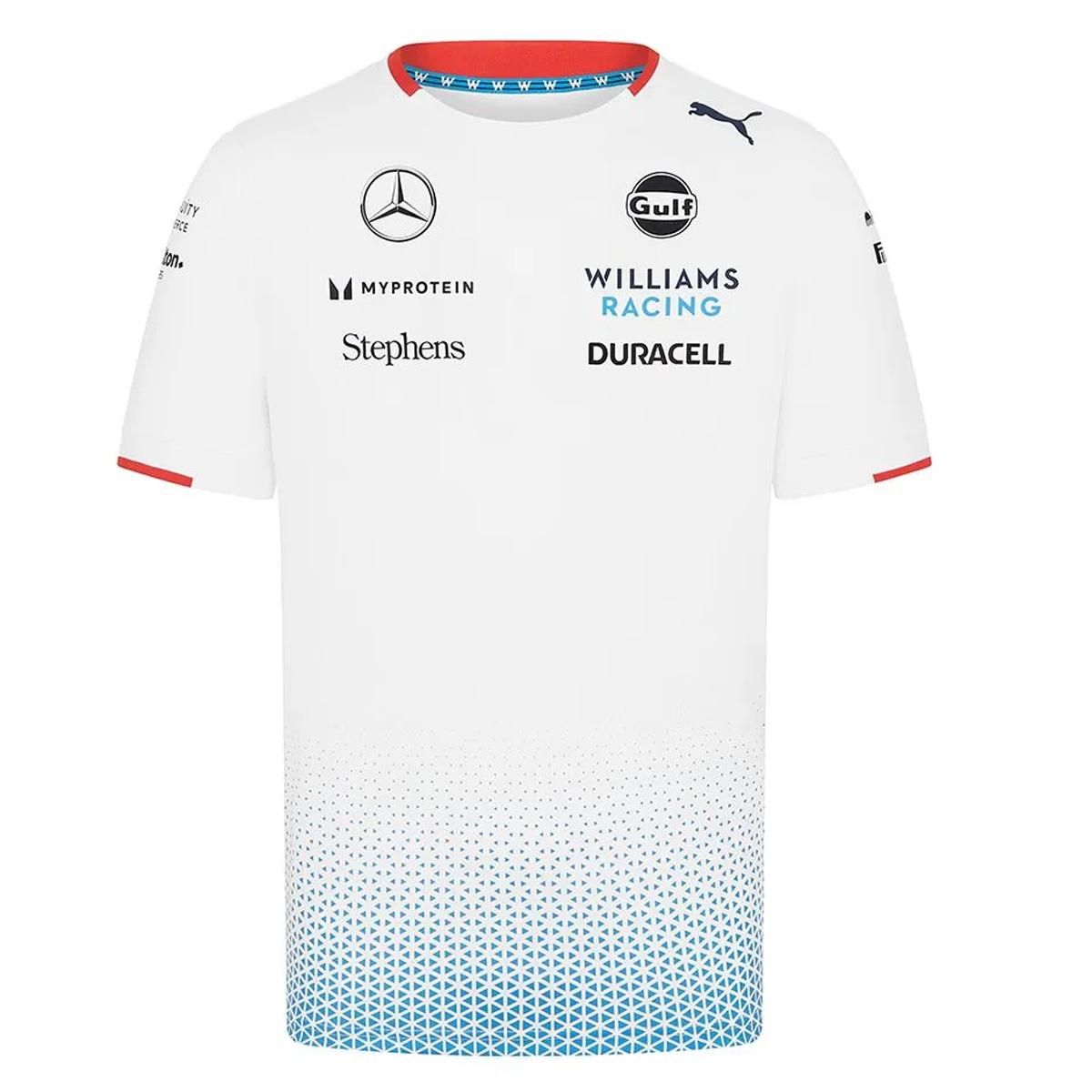 2024 ウィリアムズ レーシング チーム ジャージー Tシャツ ホワイト画像