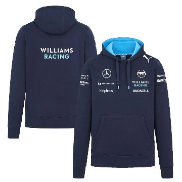 2024 ウィリアムズ レーシング チーム フーディ画像