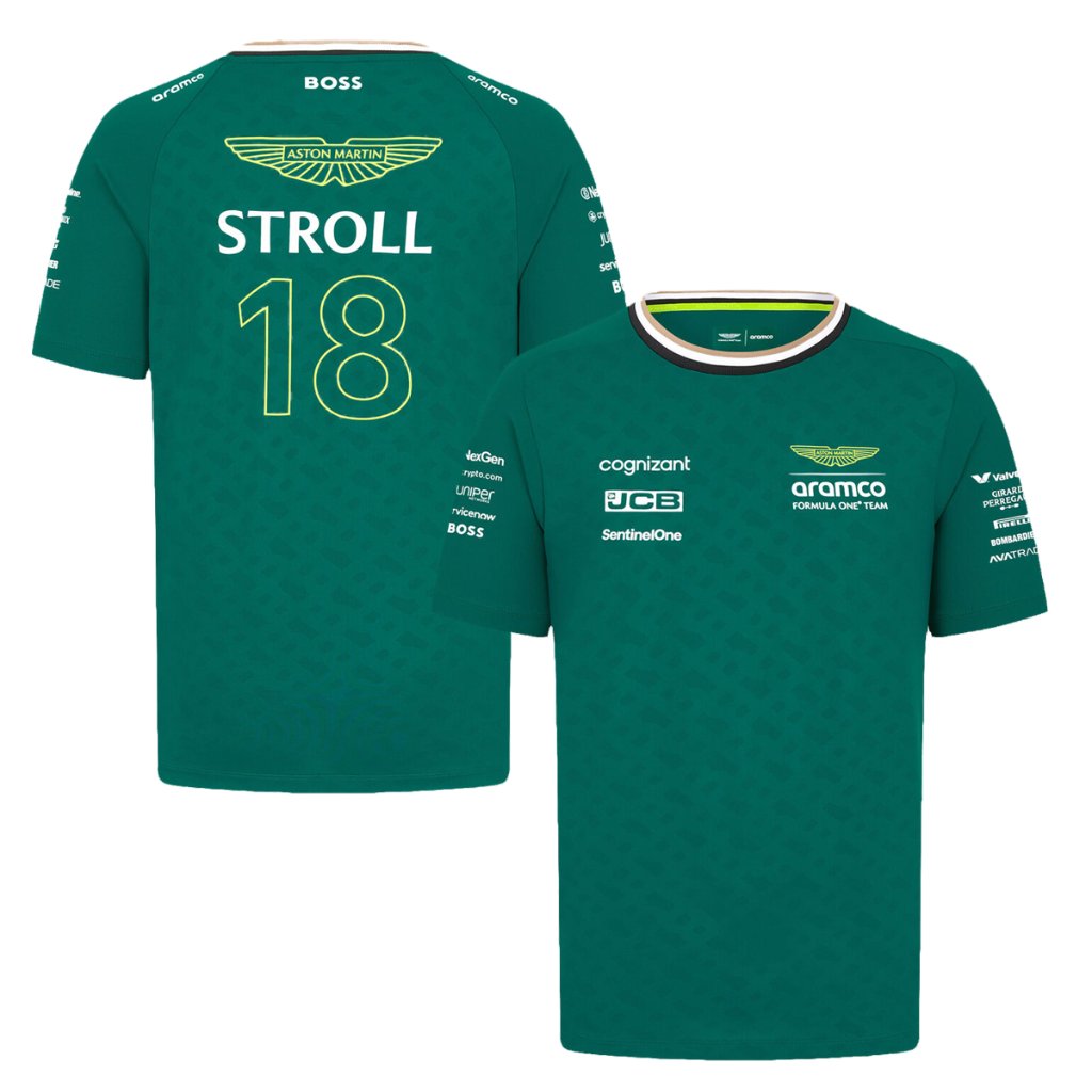 F1 アストンマーチン グッズ アラムコ 2024 チーム ウェア Tシャツ