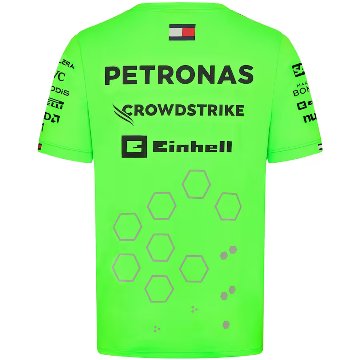 2024 メルセデス AMG ペトロナス チーム セットアップ Tシャツ グリーン画像