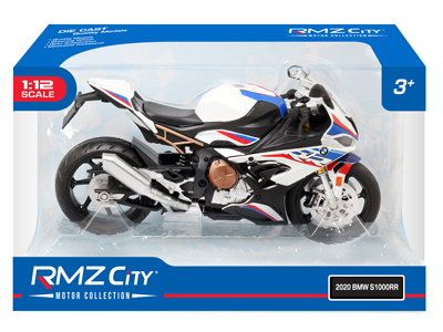 1/12 ダイキャストモーターサイクル 2020 BMW S1000RR ミニチュア バイク画像