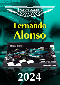 ミニチャンプス 1/43 アストンマーチン アラムコ F1チーム AMR24 2024年 フェルナンド アロンソ