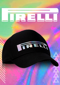 ピレリ Pirelli スペシャル エディション ホログラム ベースボール キャップ / ブラック
