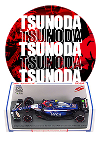 スパーク 1/43 ビザ キャッシュアップ RB F1チーム VCARB 01 角田裕毅 2024年 サウジアラビアGP