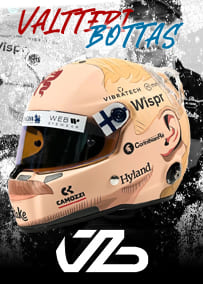 Stilo 1/2スケール バルテリ ボッタス アルファロメオ F1 チーム 2023年 ヘルメット / バーレーンGP ヒゲ仕様