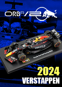 ブラゴ 1/43 ドライバー＆ケース付き 2024 オラクル レッドブル レーシング RB20 #1 マックス フェルスタッペン