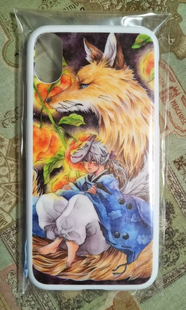 iPhone X用ケース「狐燈」の画像