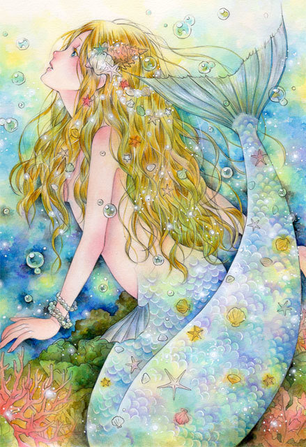 ポストカード「人魚姫」の画像