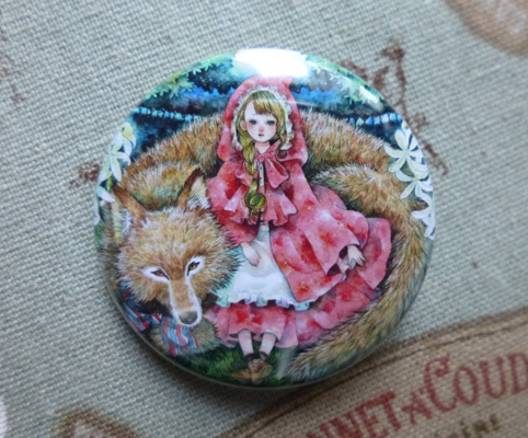 缶バッジ（38mm）「月光の森」の画像