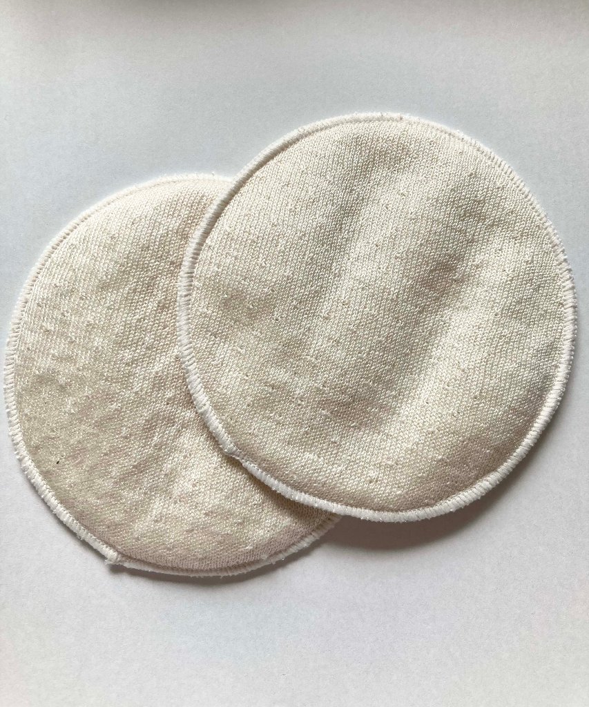 シルク ブラパッド2セット　シルクとオーガニックコットンの2重構造の画像