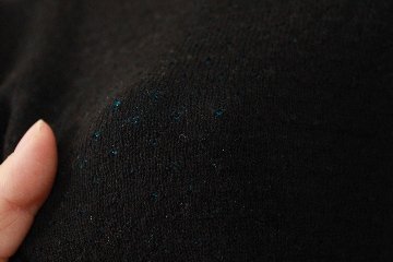 ＊受注生産 12分丈レギンス　黒　 肌側シルク１００％　外側　綿100% ゆったり 柔らかレギンスの画像
