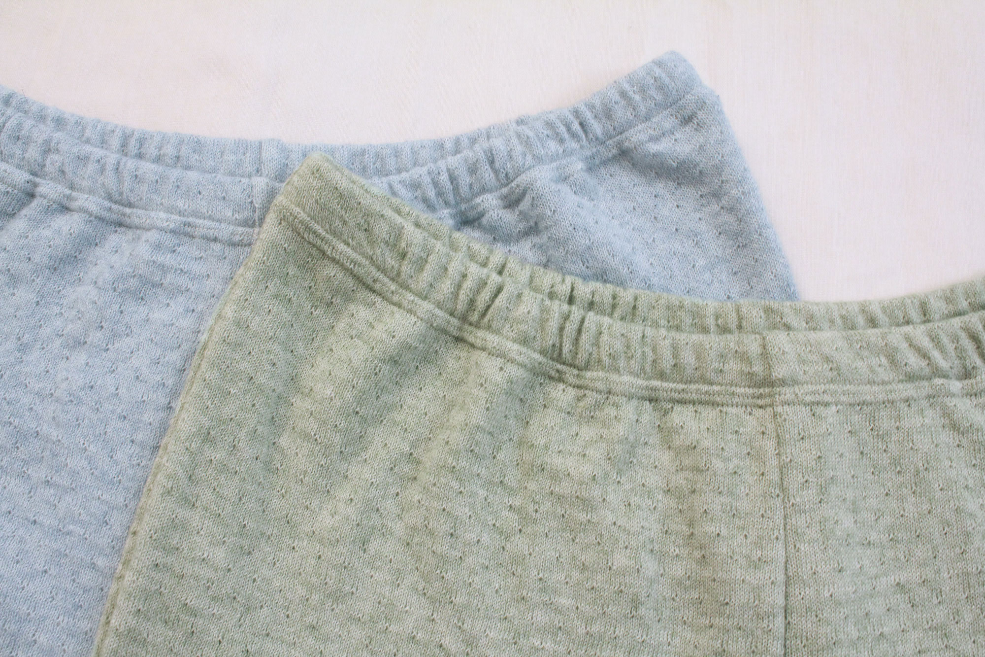 ＊受注生産 12分丈レギンス ミルクレーズン 肌側シルク１００％ 外側 綿100% ゆったり 柔らかレギンスの画像