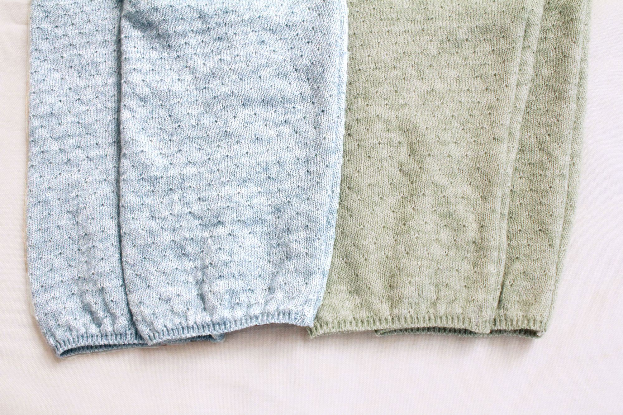 ＊受注生産 12分丈レギンス ミルクレーズン 肌側シルク１００％ 外側 綿100% ゆったり 柔らかレギンスの画像