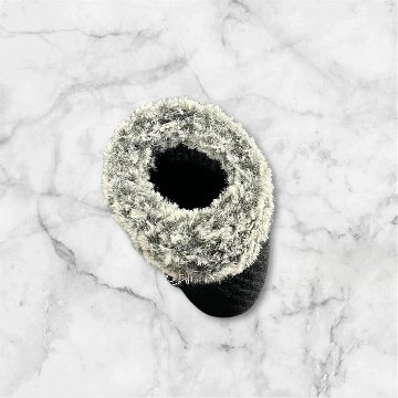シルバーチェーン付き手提げバッグの画像