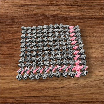 コースター 5枚セット クラフトバンド 編み 韓国 雑貨 おしゃれ かわいい 手作り ハンドメイド ナチュラル テーブルウェア 来客用 小物置き カフェ風 軽量 インテリアの画像