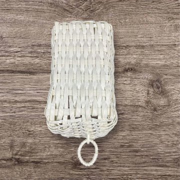 クラフトバンド 小物入れ しろくまの画像