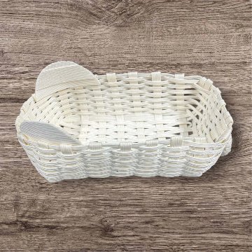 クラフトバンド 小物入れ しろくまの画像