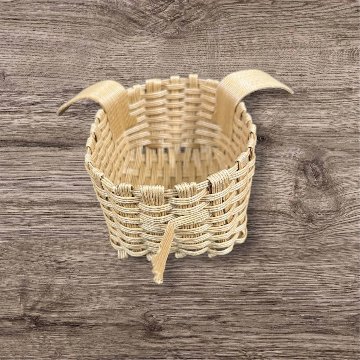 クラフトバンド 小物入れ 犬の画像