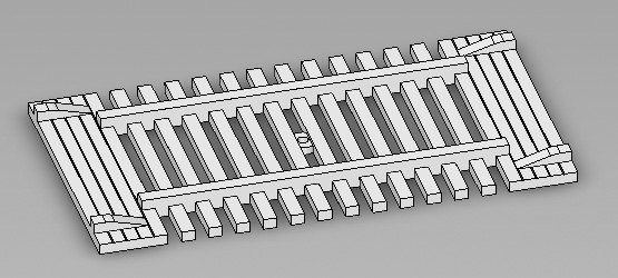 チキ7000用積荷（特大貨物積載台・２両分2個入り)の画像