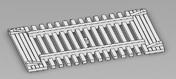 チキ7000用積荷（特大貨物積載台・２両分2個入り)画像