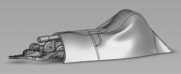 チキ7000用積荷（榴弾砲 ・1両分）画像