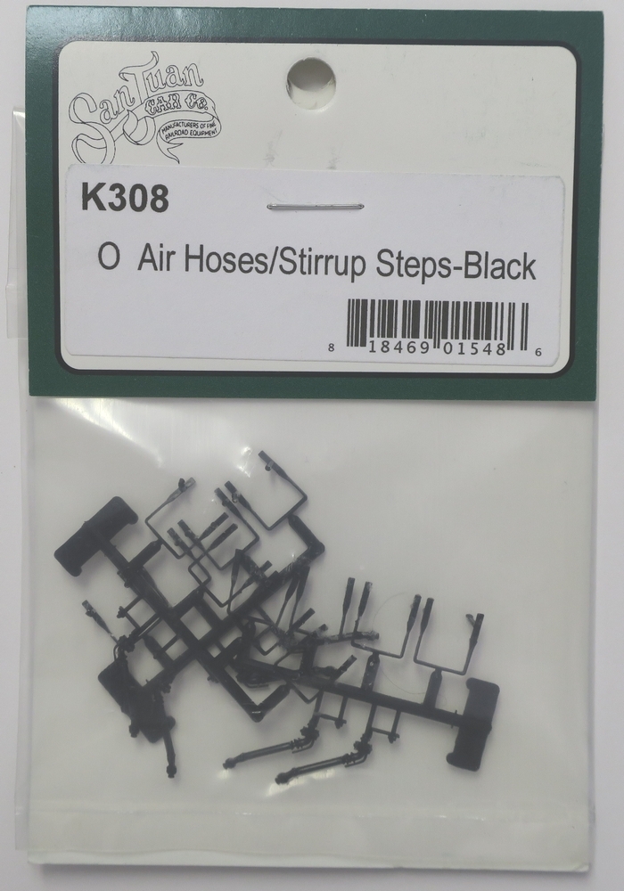 O Air Hoses/Stirrup Steps-Blackの画像