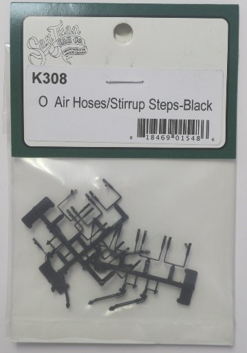 O Air Hoses/Stirrup Steps-Blackの画像