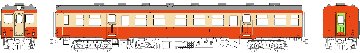 キハ25 バス窓 (色：朱、クリーム) 台車DT19、動力付の画像