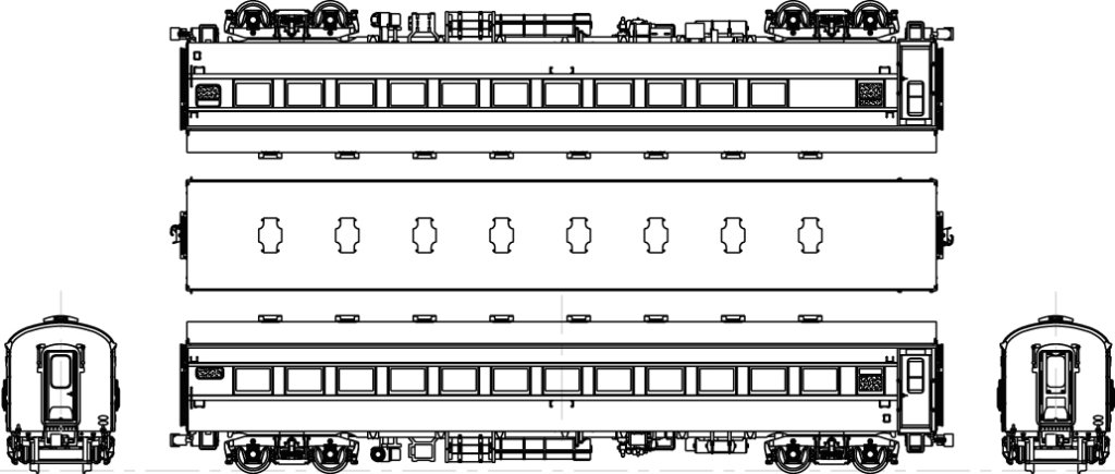 1・80 オリジナル鉄道模型および関連商品/国鉄オハ61系 第2弾｜トラムウェイ