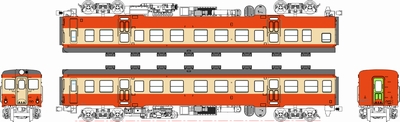 キハ25-200代(二段上昇窓)一般色、動力なしの画像