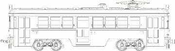 玉電60形未塗装キット2両セットの画像