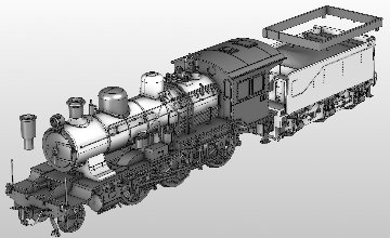 8620 Sキャブ・450立方尺炭水車の画像