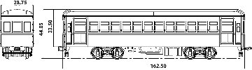 14m級電車未塗装車体キットの画像