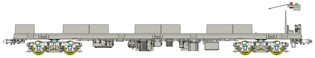 クモハ100用トレーラーユニット完成品の画像